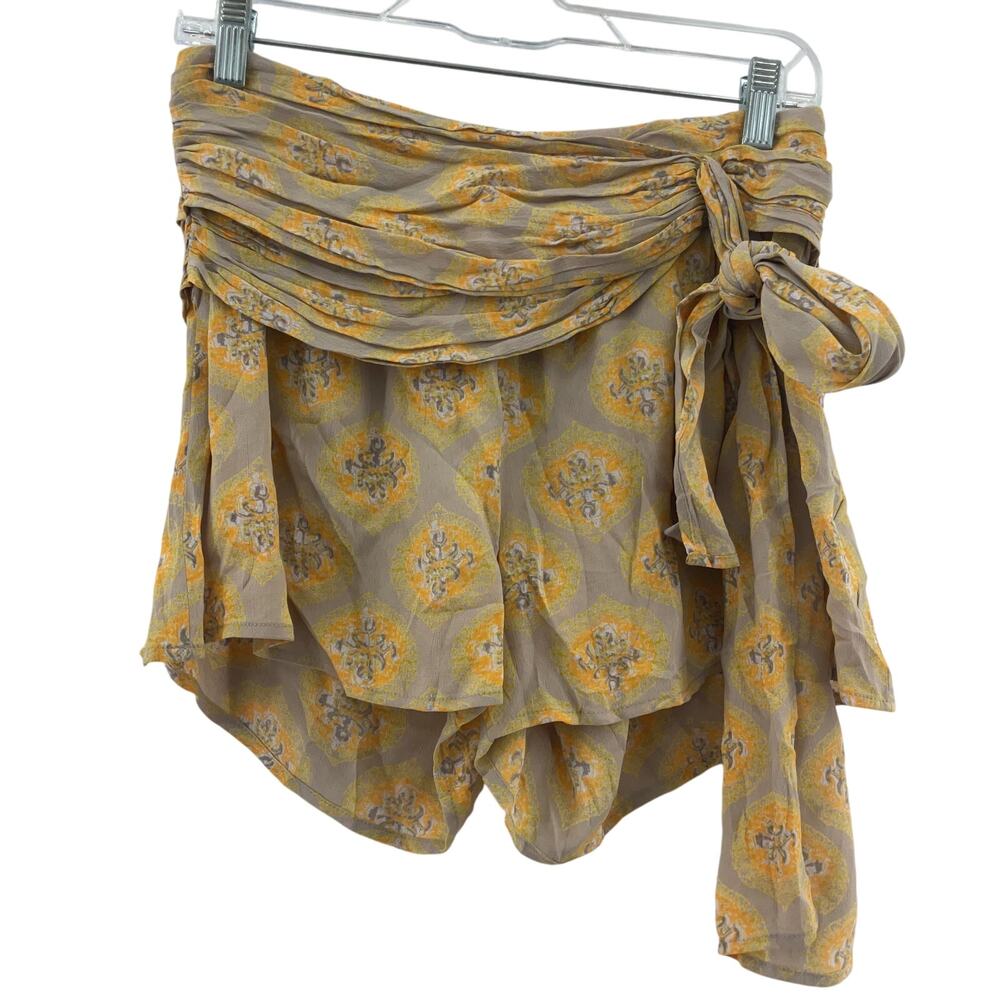 Free People Extreme Faux Wrap Shorts